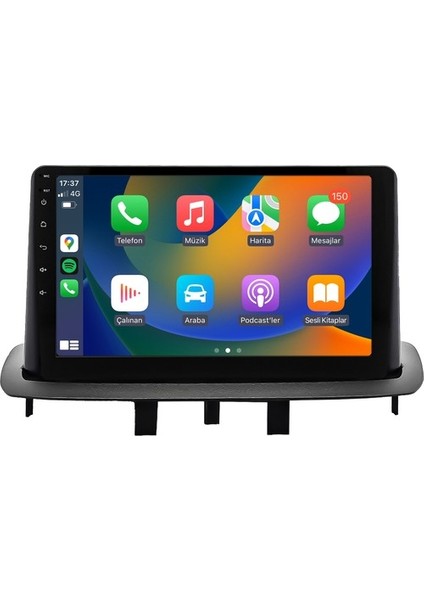 Renault Fluence 6gb Ram 128GB Rom Carplay 8 Çekirdek Android Navigasyon Multimedya Oto Teyp