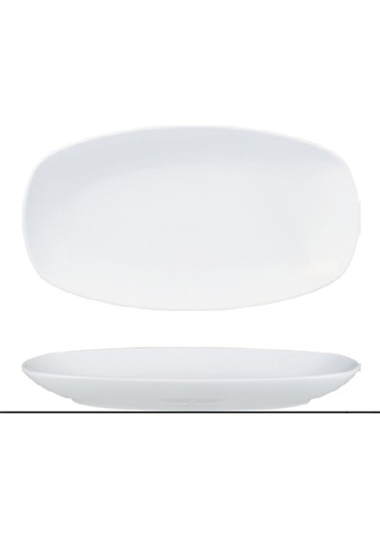 Güral Otel 34 cm 6 Adet Köşeli Kayık Tabak KO34KY fiyatları