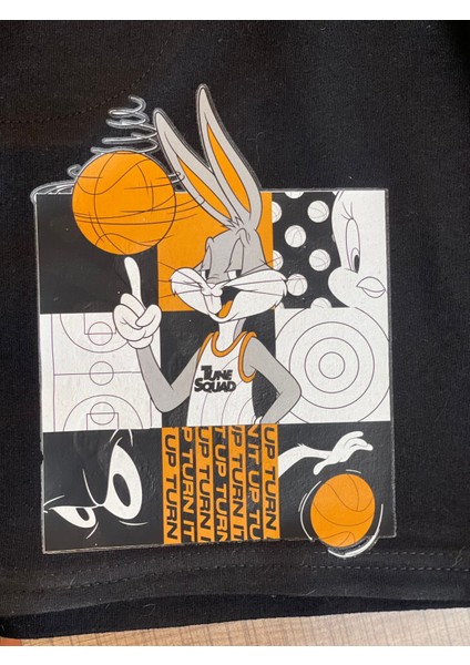 18X14 cm Ütü Ile Yapışan Bugs Bunny Transfer Baskı Aplike Arma