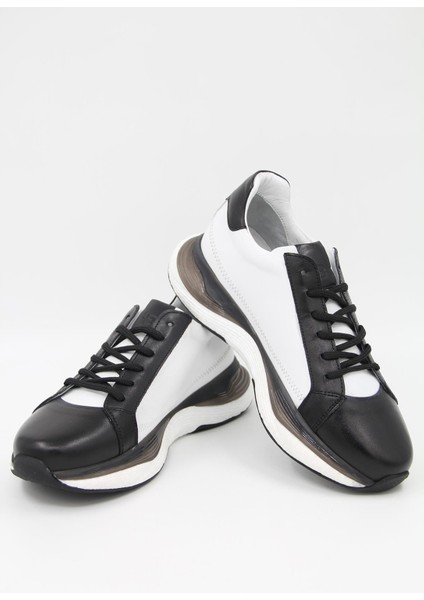 Alfa 2001 Erkek Spor Ayakkabı - Siyah-Beyaz fırsatları