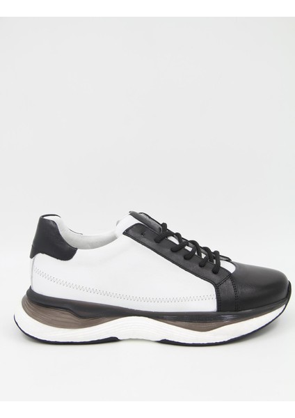 Alfa 2001 Erkek Spor Ayakkabı - Siyah-Beyaz indirimleri