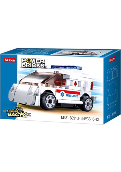 Power Bricks Çek Bırak Ambulans