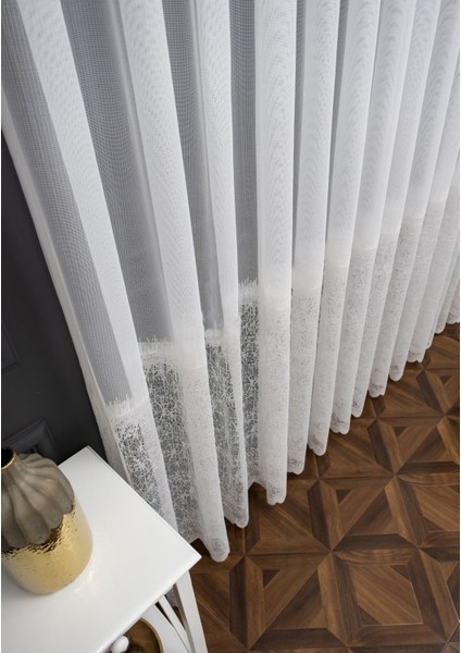 Alt Buzul Desen Altdan Yarım Yeni Tasarım Desen 1 E 3kat Pileli Tül Ütü Istemez modelleri