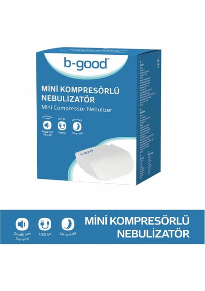 B-Good Mini Nebulizatör Cihazı