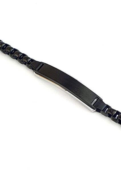 Siyah Rodajli 316L Çelik Lüks Erkek Bileklik modelleri