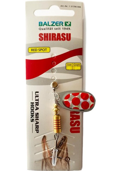 131790 Shirasu Spinner Kaşık No:4 10GR