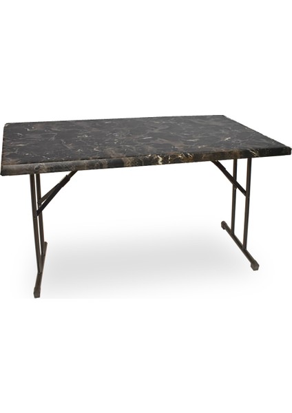 Banket Werzalit Masa 80X140 (Esb-Siyah) - Teramo (Katlanır)