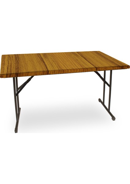 Banket Werzalit Masa 80X140 (Esb-Siyah) - Real Teak (Katlanır)