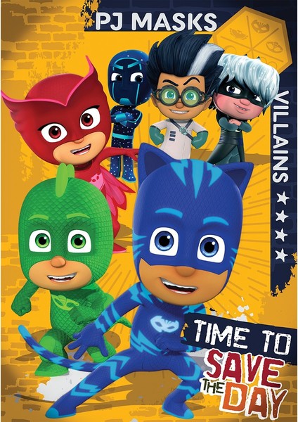 PJM709 Ks, Pj Masks 50 Parça Çocuk Puzzle