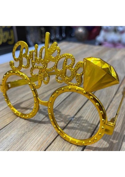 Parti Sürprizi Bride To Be Tektaş Gold Renk Gözlük