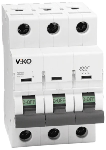 3X40 Amper 3 Fazlı C Tipi 4.5 Ka Otomatik Sigorta 4VTB-3C40
