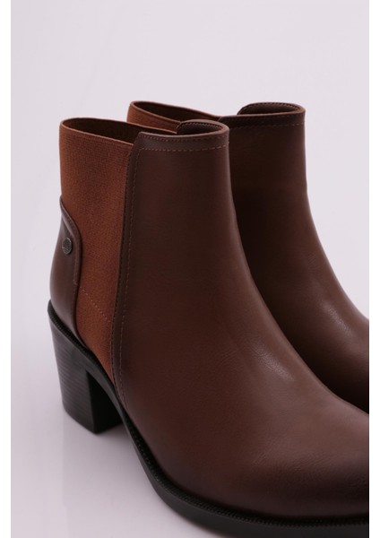 4255-2027 Kadin Yanlari Lastikli Topuklu Bot fırsatları