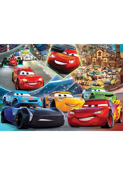 Disney Cars (Arabalar Şimşek Mcqueen) Kutulu Puzzle/yapboz 200 Parça