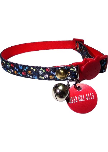 Güvenlik Kilitli Kedi Tasması, Isimli Kedi Tasması, Kedi Isimlik, Kedi Künyesi, Safety Click Tasma, Yuvarlak Künye,kedi Madalyon, Köpek Isimlik indirimleri