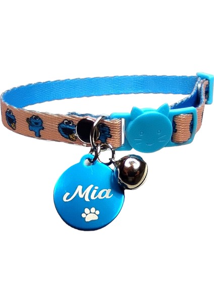 Güvenlik Kilitli Kedi Tasması, Isimli Kedi Tasması, Kedi Isimlik, Kedi Künyesi, Safety Click Tasma, Yuvarlak Künye,kedi Madalyon, Köpek Isimlik