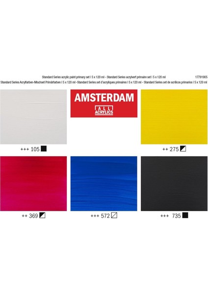 Amsterdam Akrilik Boya Seti 5X120ML