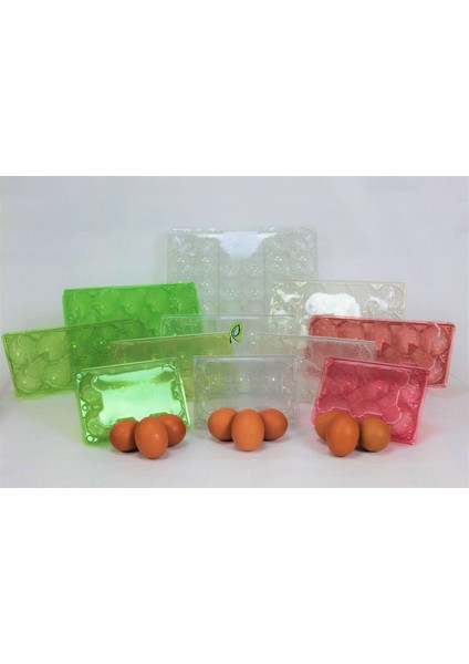 6 Lı Plastik Kapaklı Yumurta Viyolü 350 Adet
