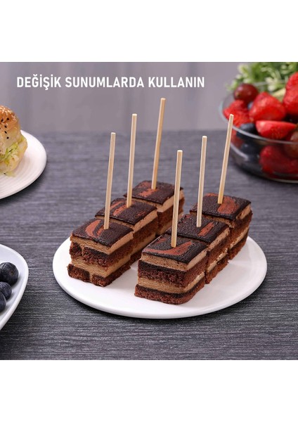 Izgara Çöp Şiş Çubukları 30 cm Bambu 120 Adet 718643