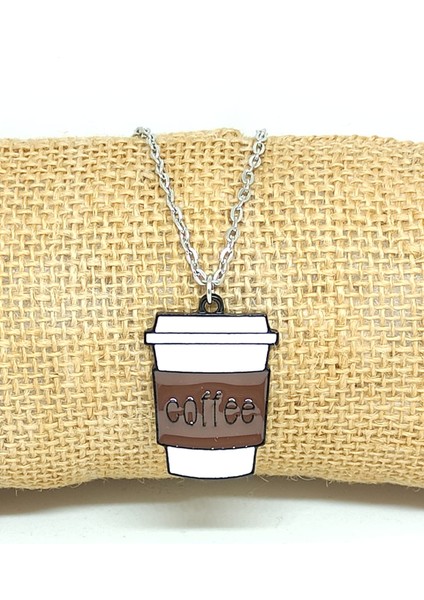 Mineli Kahve Kolye Model 1. Coffee Necklace