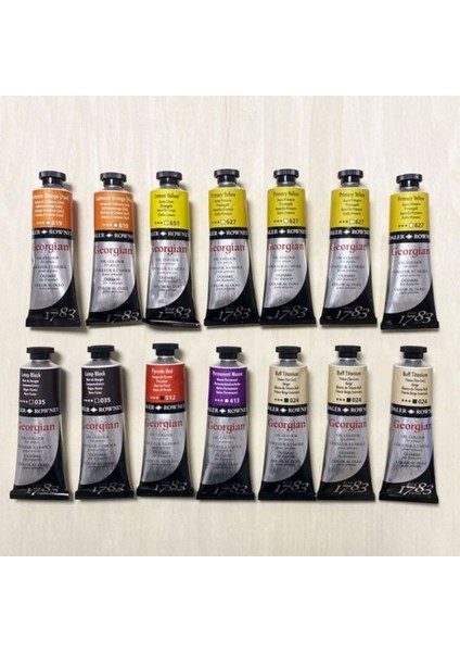 Georgian Yağlı Boya 225ML 10'lu Set indirimleri