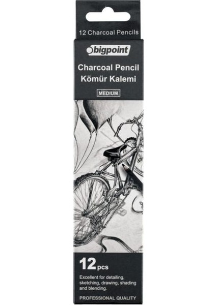 Kömür Kalemi Medium(Orta Sertlik)