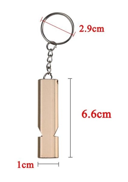 S.o.s Acil Imdat Düdüğü Alüminyum Islık Anahtarlık Kamp Yürüyüş Aksesuar Araçları