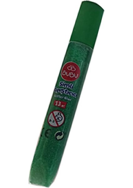 Simli Yapıştırıcı 13 gr 1 Adet Simli Uhu Anasınıfı Kreş Süsleme Etkinlik Yeşil Simli Yapıştırıcı fiyatları