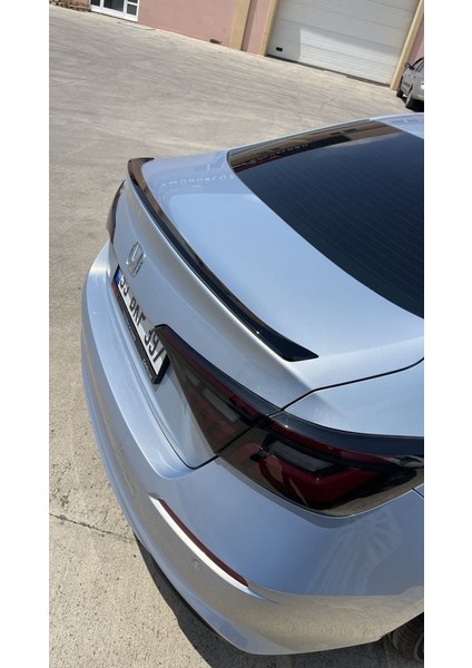 Honda civic fe1 bagaj üstü spoiler hybrid pianoblack 2021+