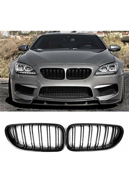 Bmw F06 m6 ön böbrek panjur ızgara pianoblack