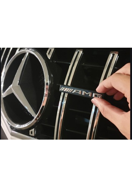 Mercedes w205 gtr ön panjur ızgara seti siyah 2019+ c serisi fırsatları