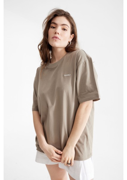 Vizon Nakışlı T-Shirt K
