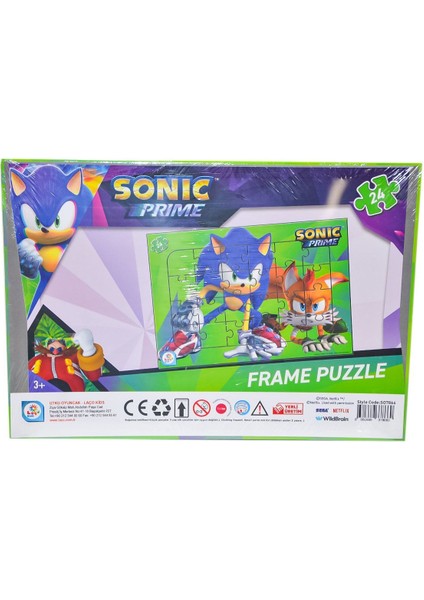 SO7866 Sonic 24 Parça Frame Puzzle 1 - Utku Oyuncak