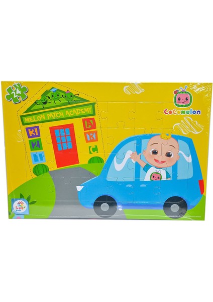 CO7796 Cocomelon 24 Parça Frame Seyahat Puzzle - Utku Oyuncak