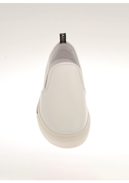 Deri Beyaz Erkek Günlük Ayakkabı 18704 fırsatları