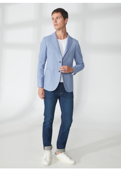 Slim Fit Mavi Erkek Ceket A262ALAN60TF240-