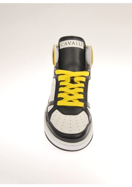 Beyaz - Siyah Erkek Sneaker 18711