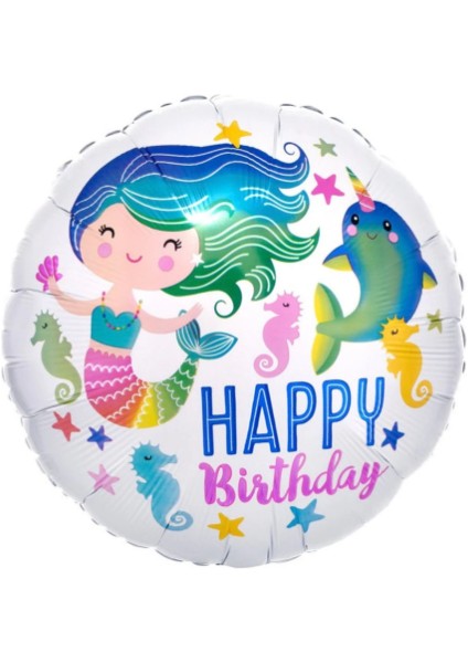 Deniz Kızı Temalı Folyo Balon