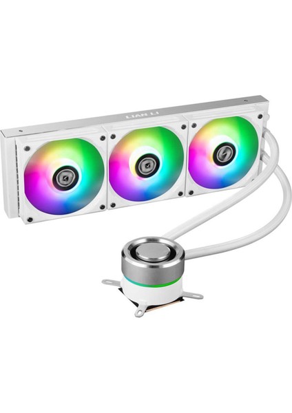 Lian Li Galahad Aıo 360 White 360MM Rgb Beyaz Işlemci Sıvı Soğutucu