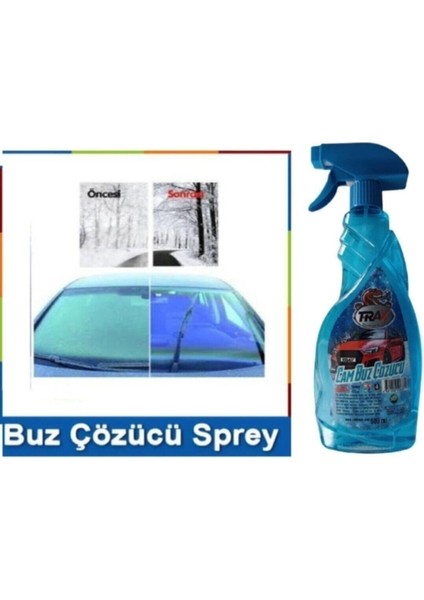 Çakır Grup Oto Cam Buz Çözücü Sprey Trax Araç Buz Çözücüsü 500 ml