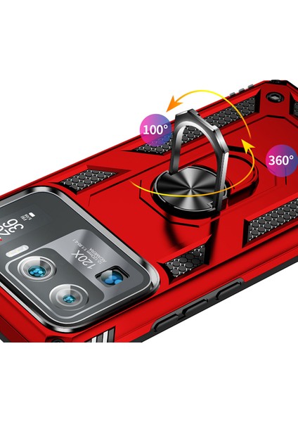 Xiaomi Mi 11 Ultra Kılıf Ultra Korumalı Yüzüklü Manyetik Vega Kapak