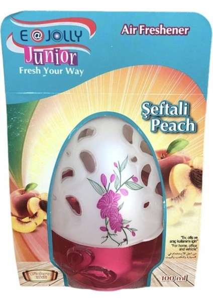 E-Jolly Kavanoz Koku 100 ml - Şeftali