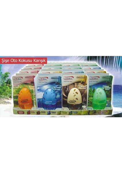 Kavanoz Koku Cam Şişe Mango