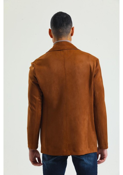 Erkek Regular Fit Süet Içi Astarsız Ince Kaban modelleri