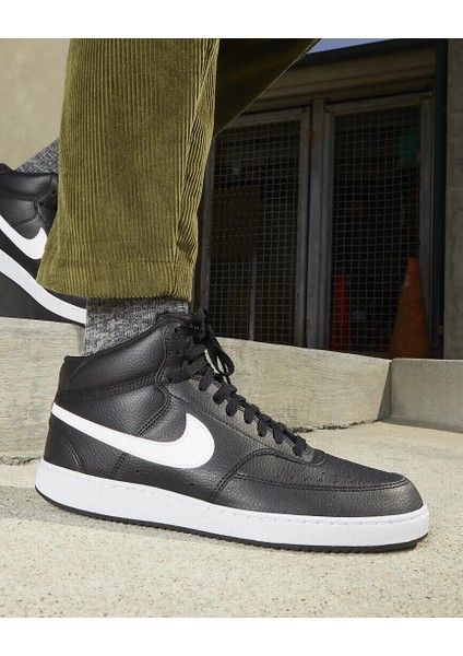 Erkek Siyah Court Vısıon Mıd Günlük Ayakkabı CD5466-001 CD5466-001 indirimleri
