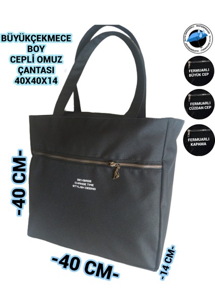 Büyük Omuz Kol El Askılı Çanta Su Çeçirmez 40X40X14 modelleri