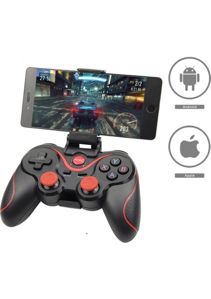 X3 Android iPhone Ios Akıllı Tv Uyumlu Bluetooth Joystick Gamepad