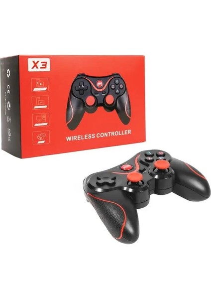 X3 Android iPhone Ios Akıllı Tv Uyumlu Bluetooth Joystick Gamepad