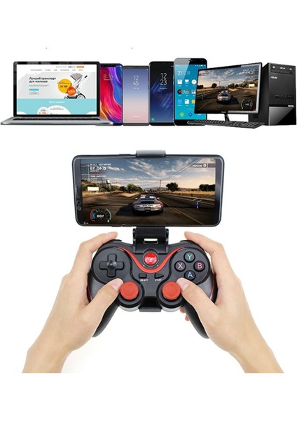 X3 Android iPhone Ios Akıllı Tv Uyumlu Bluetooth Joystick Gamepad
