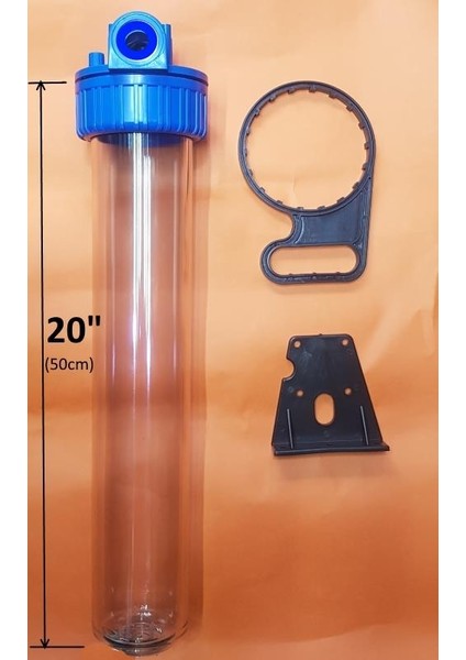 Daire Girişi Su Arıtma 20" Plastik Diş 3/4" Bağlantı