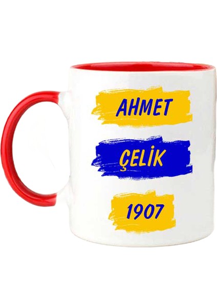 Sarı Lacivert Taraftar Kupa Bardak